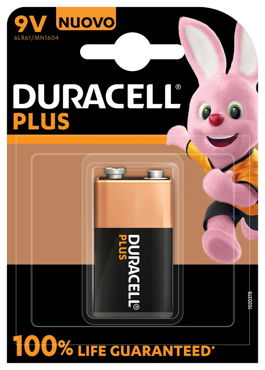 Duracell Plus Paristo E-Block 9V MN1604