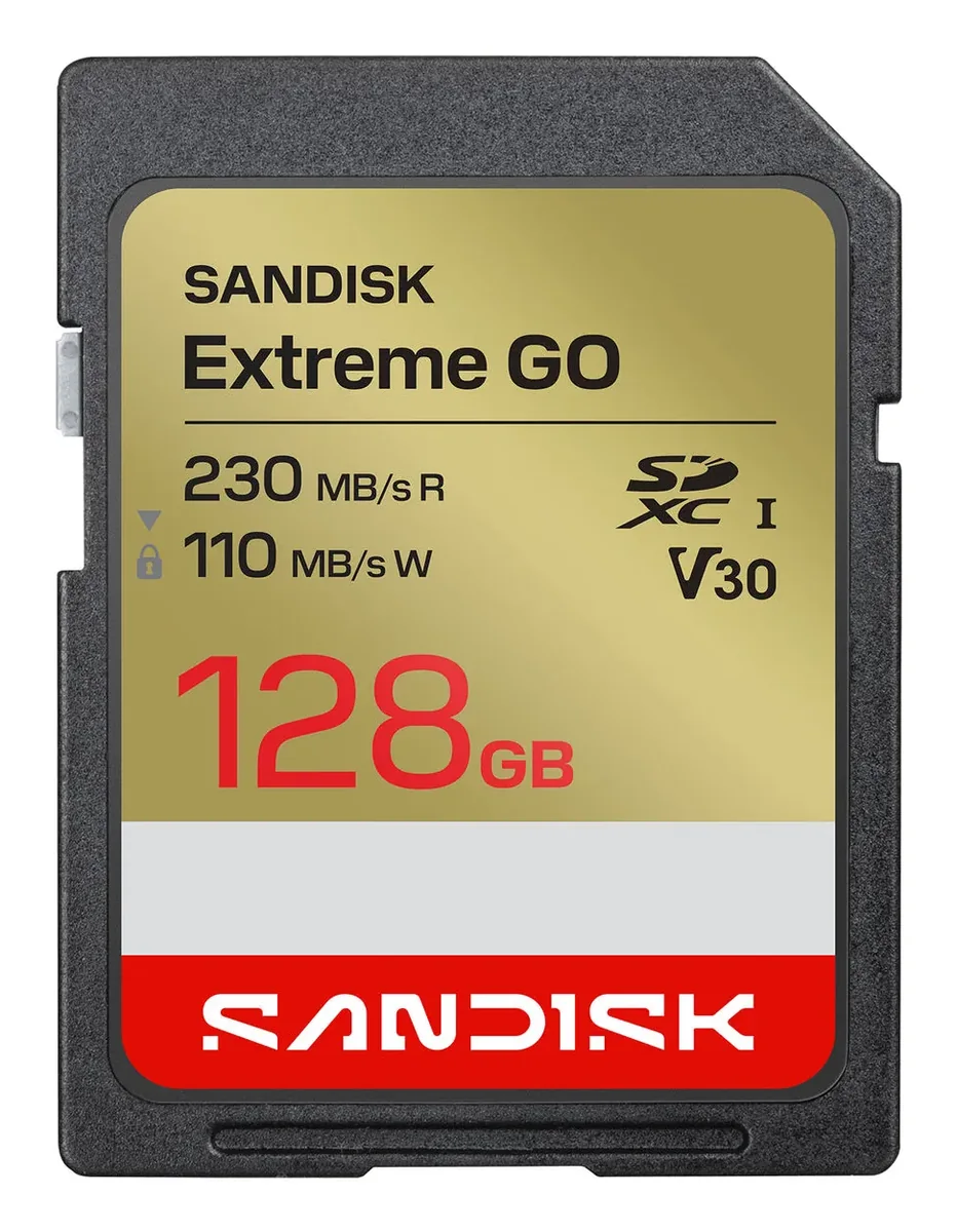 SanDisk Extreme 128 Gt SDXC UHS-I U3 V30 A1 -muistikortti