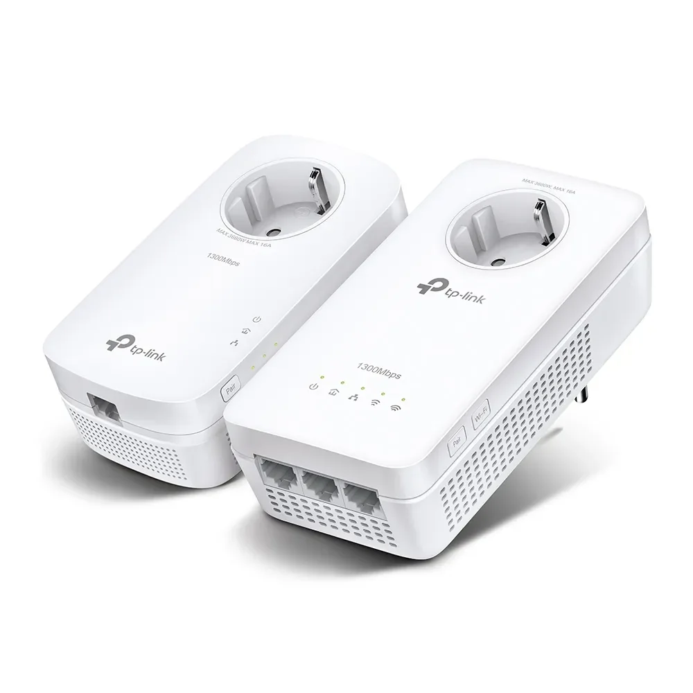 TP-Link TL-WPA8631P KIT - Powerline Wi-Fi -paketti, valkoinen