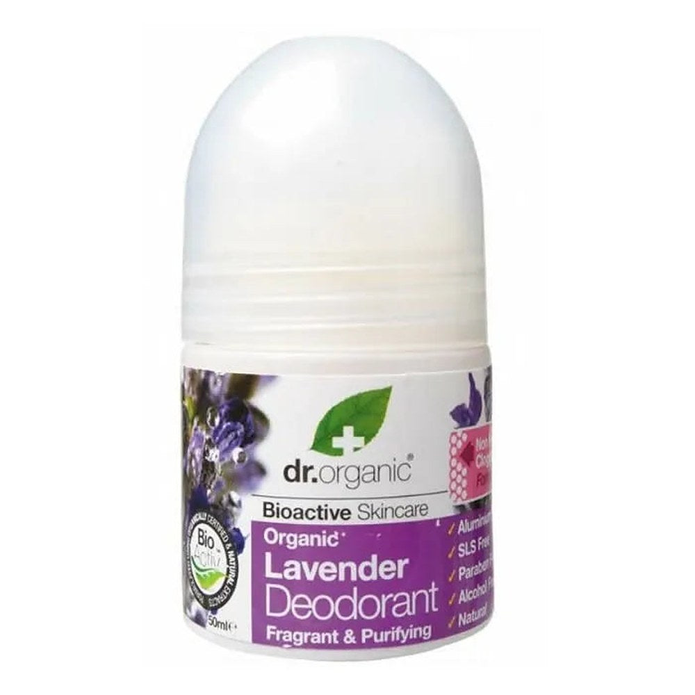 Dr. organic Deodorantti Roll-On Laventeli 50ml — Deodorantti roll-on