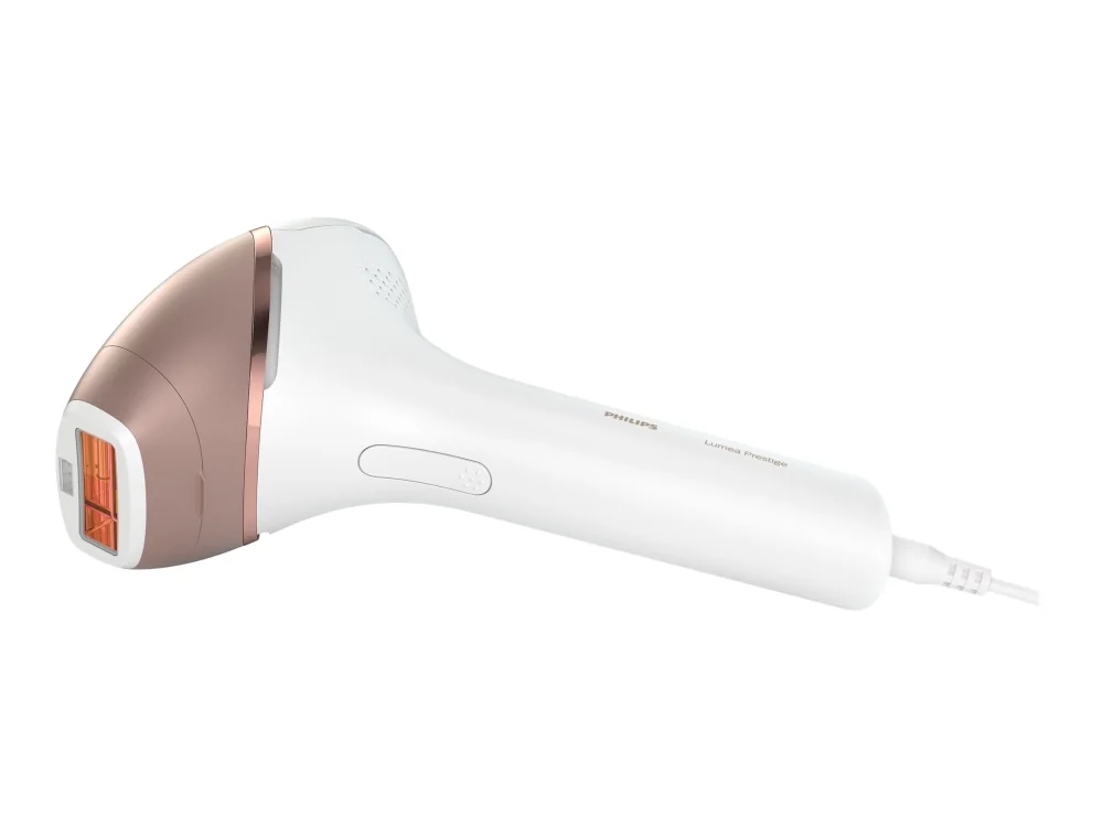 Philips Lumea Prestige Lumea IPL 8000 Series BRI945/00 IPL-ihokarvanpoistolaite, jossa SenseIQ-tekniikka, IPL-valoimpulssi, Vaaleanpunainen, Valkoinen, 8,5 min, 1,5 min, Bikini, Rintakehä, Käsivarsien yläsisäpuoli, Outer upper arms, 4,1 cm²