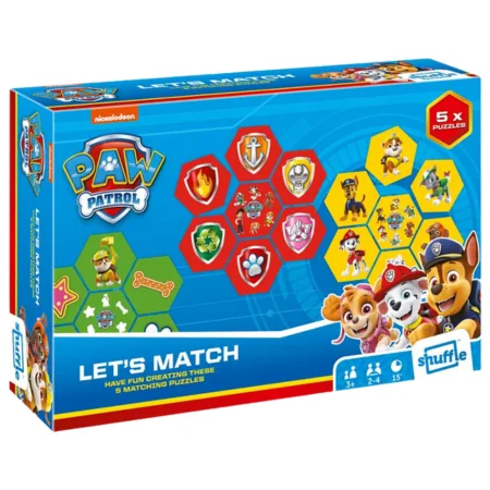 Paw Patrol Shuffle Let's Match Puzzle Game