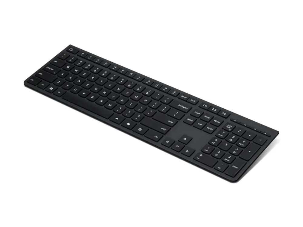 Lenovo Professional - keyboard full size - QWERTY - Nordic - grey Input Device - Näppäimistö - Pohjoismainen - Harmaa