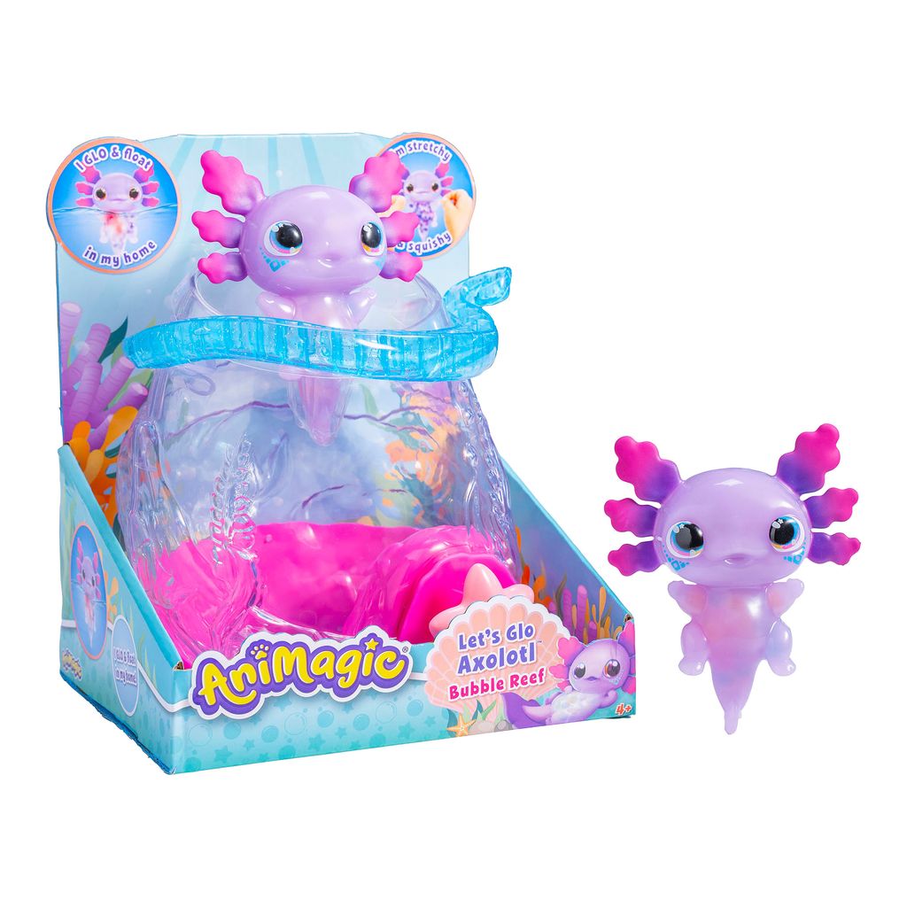Animagic Let ́S Glo Axolotl Bubble Reef