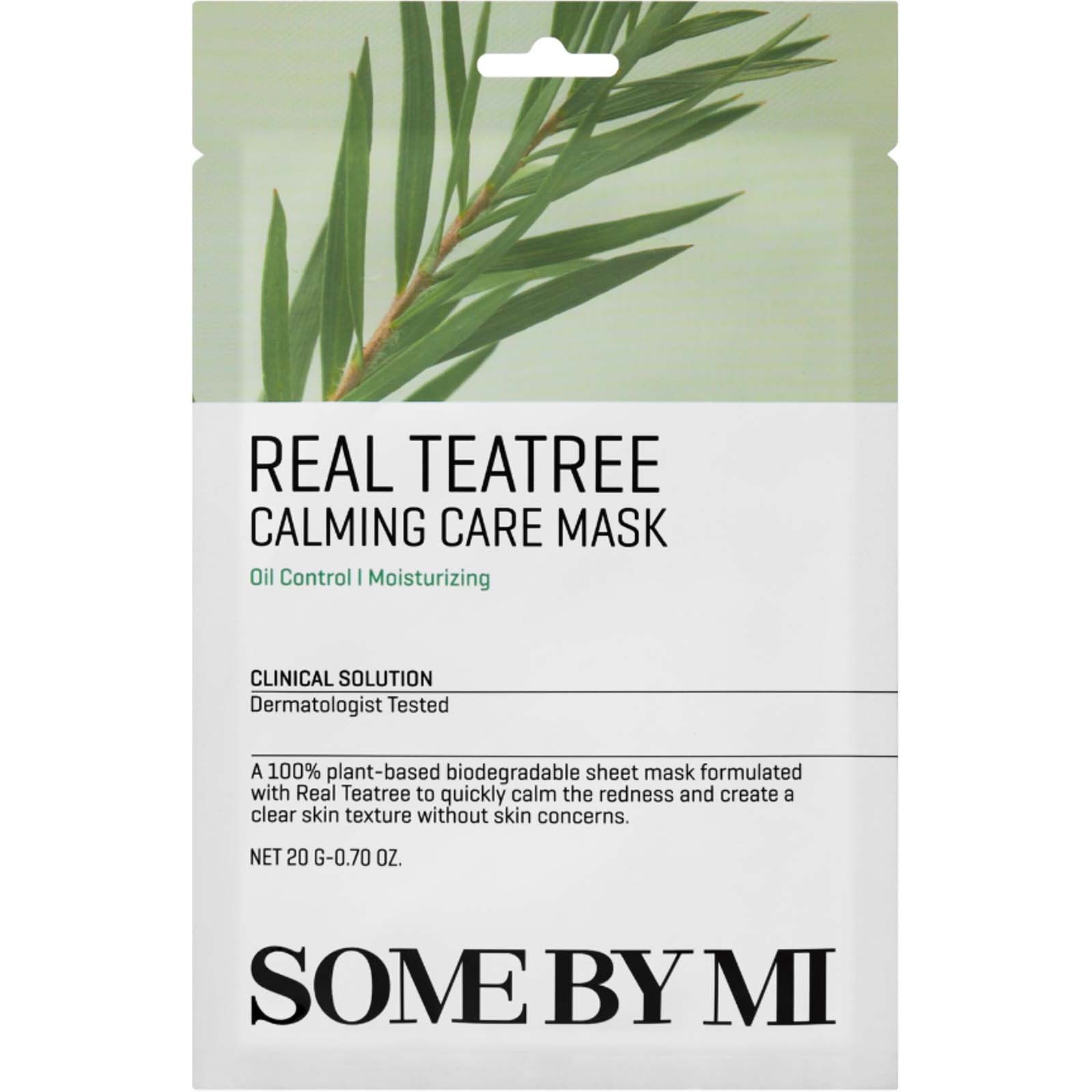 SOME BY MI - Real Teatree Calming Care Mask 1pcs