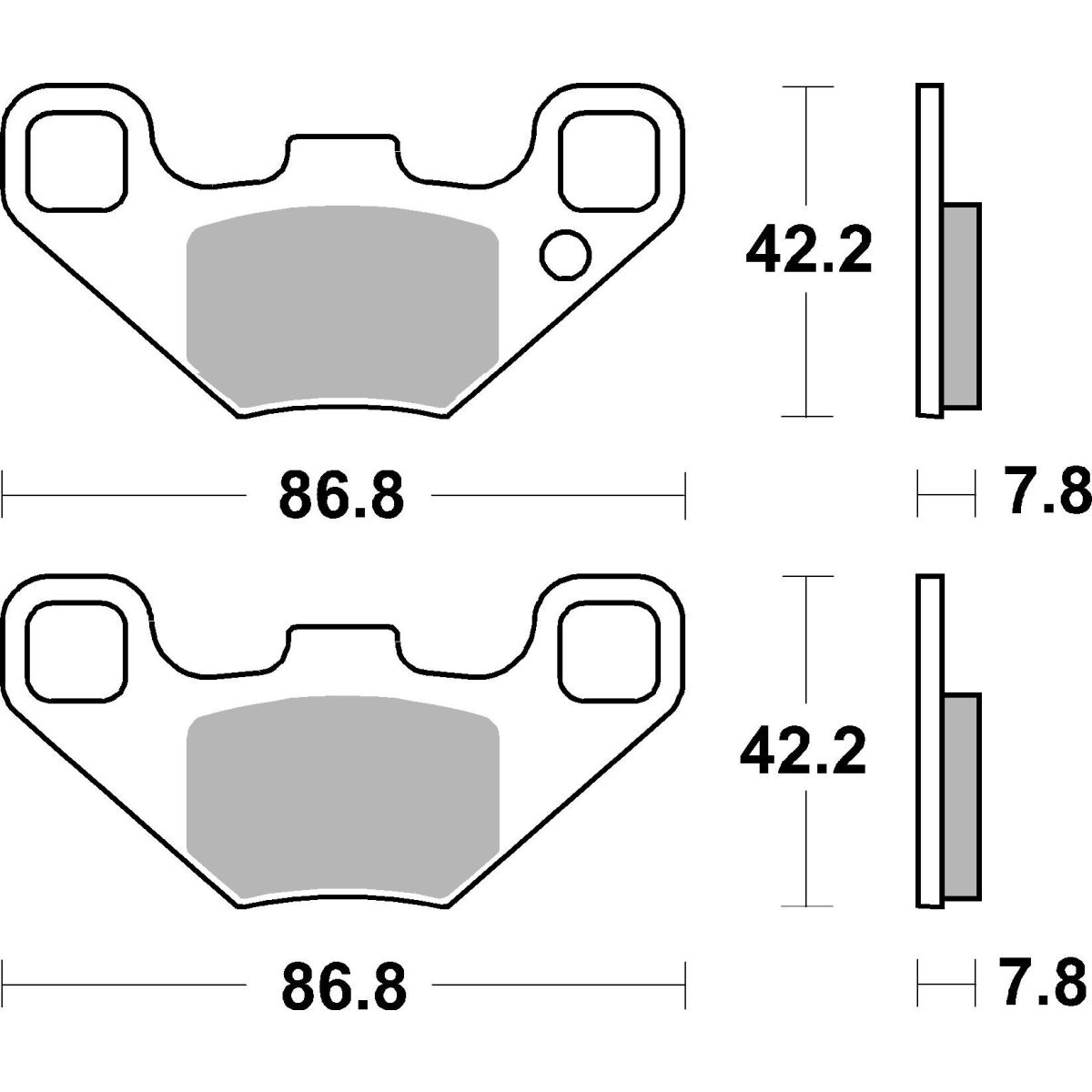 Jarrupalat, levyjarru BREMBO 07PO12SD