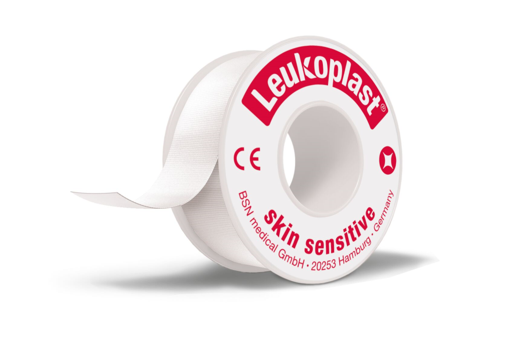 Leukoplast Skin Sensitive 2,5 cm x 2,6 m silikonikiinnitys 1 kpl