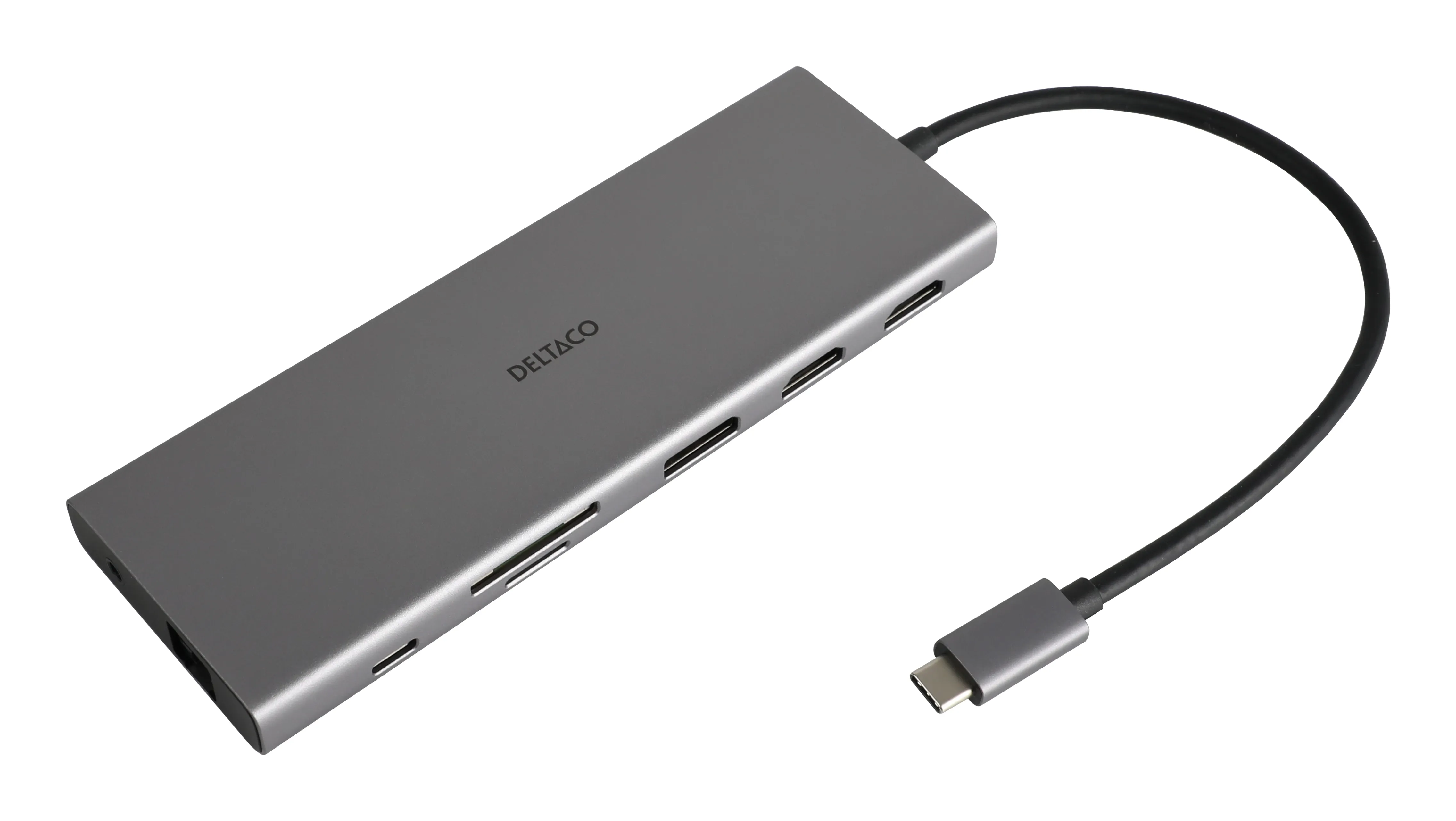 Deltaco 12-in-1 USB-C Docking Station