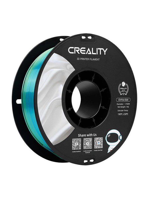 Creality Creality CR-PLA Silk - 1.75mm - 1kg Sininen/Vihreä 6971636405382 Vastaa: N/A