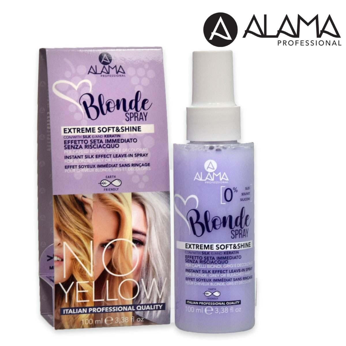 Alama Blonde Spray Välitön Silkkiefekti Ilman Huuhtelua Keratiinin Kanssa 100Ml