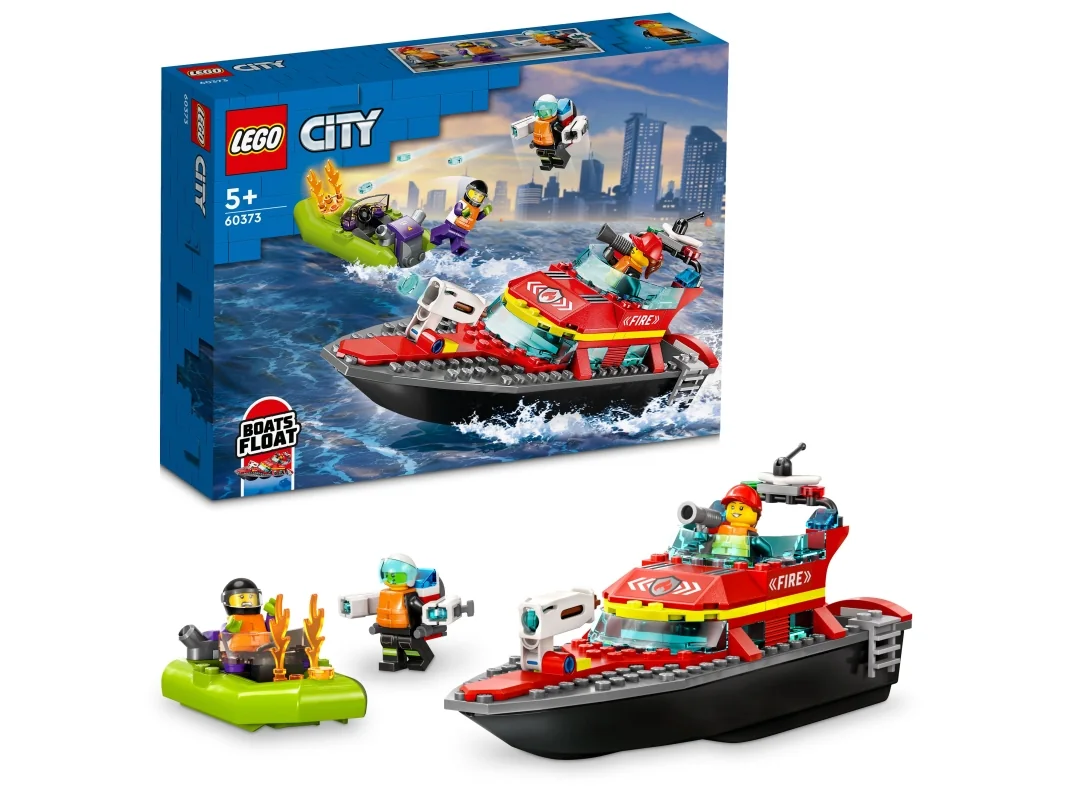 LEGO City 60373 Palokunnan pelastusvene