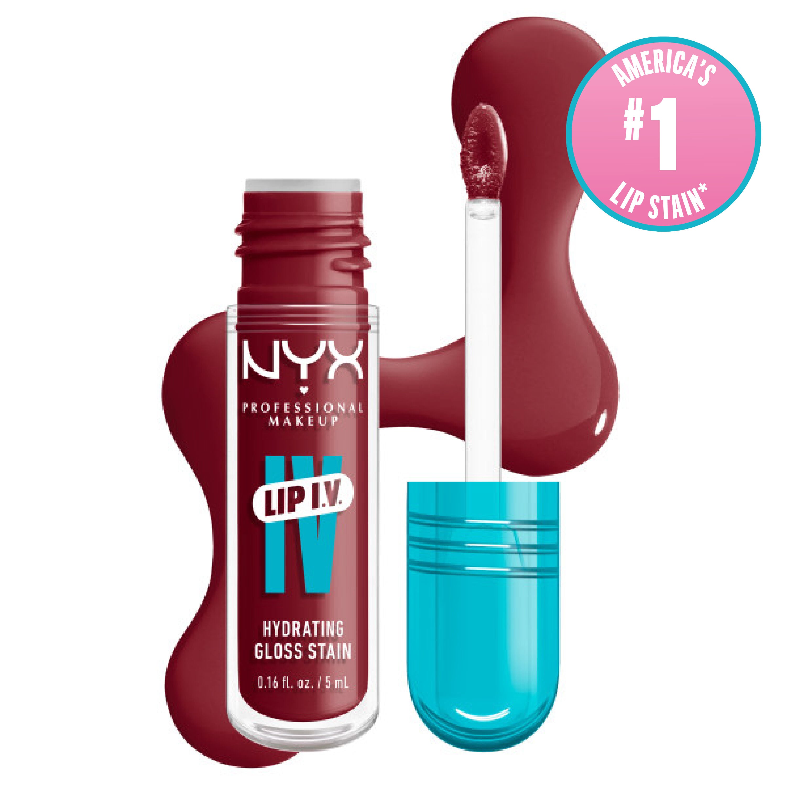 NYX Professional Makeup IV pitkäkestoinen huulikiilto kosteuttavalla vaikutuksella, väri 09 - BLUSH RUSH 5 ml