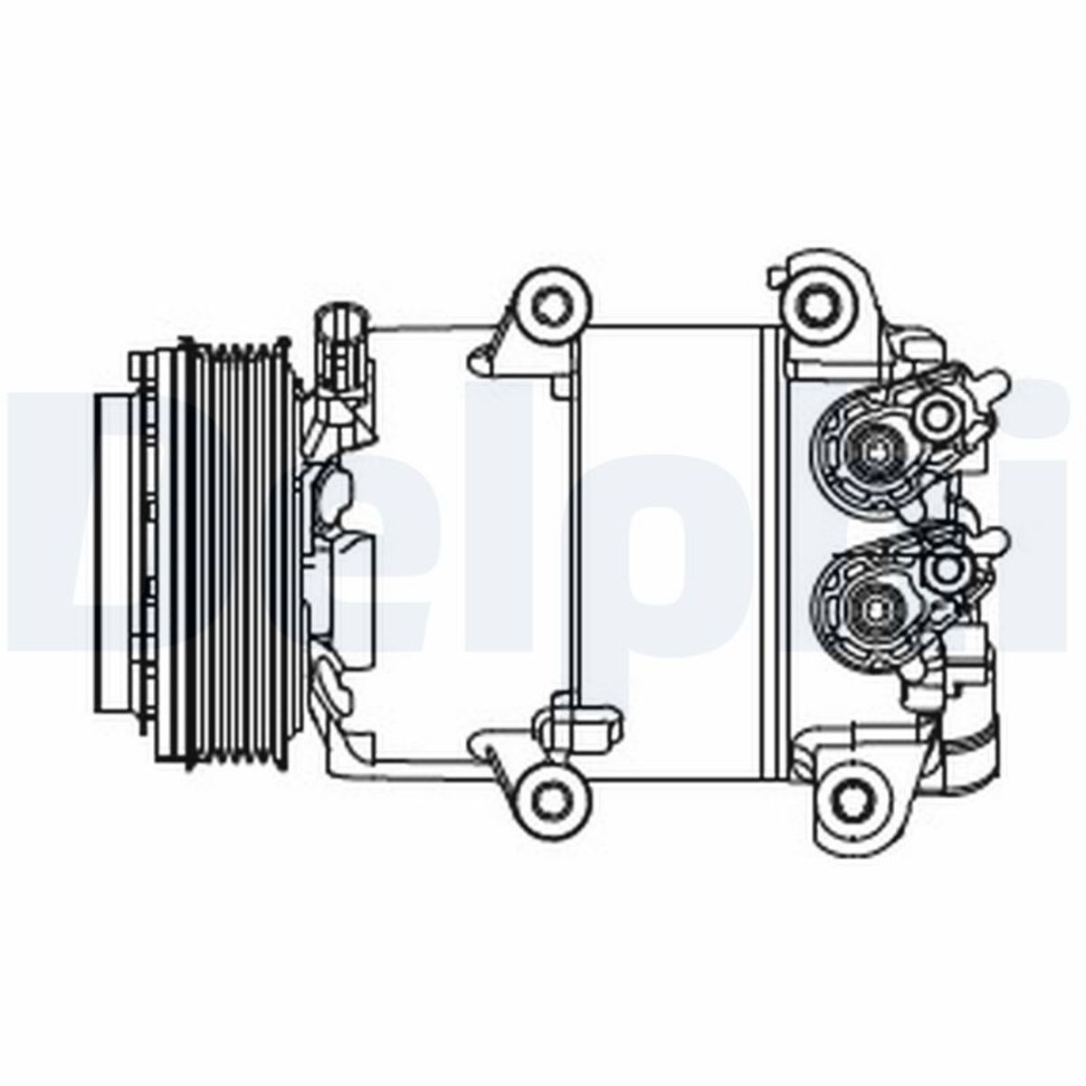 Ilmastoinnin kompressori DELPHI CS20466