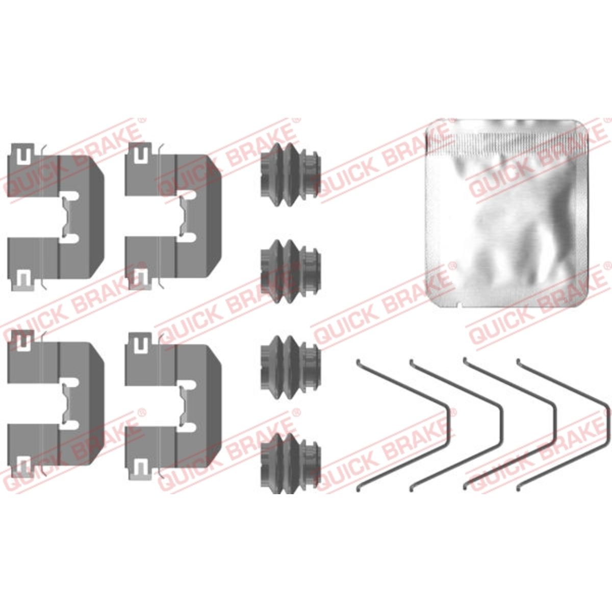 Jarrupalojen asennussarja QUICK BRAKE 109-0100
