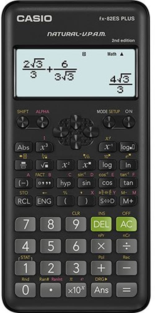 Casio Funktiolaskin Fx-82es Plus 2nd Edition