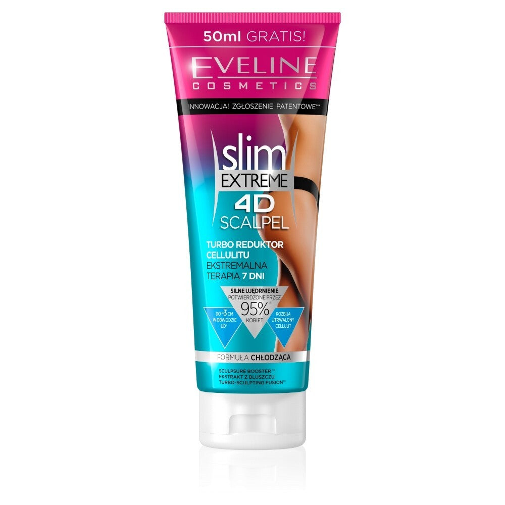 Eveline Slim Extreme 4D Scalpel Turbo selluliittia vähentävä 250 ml