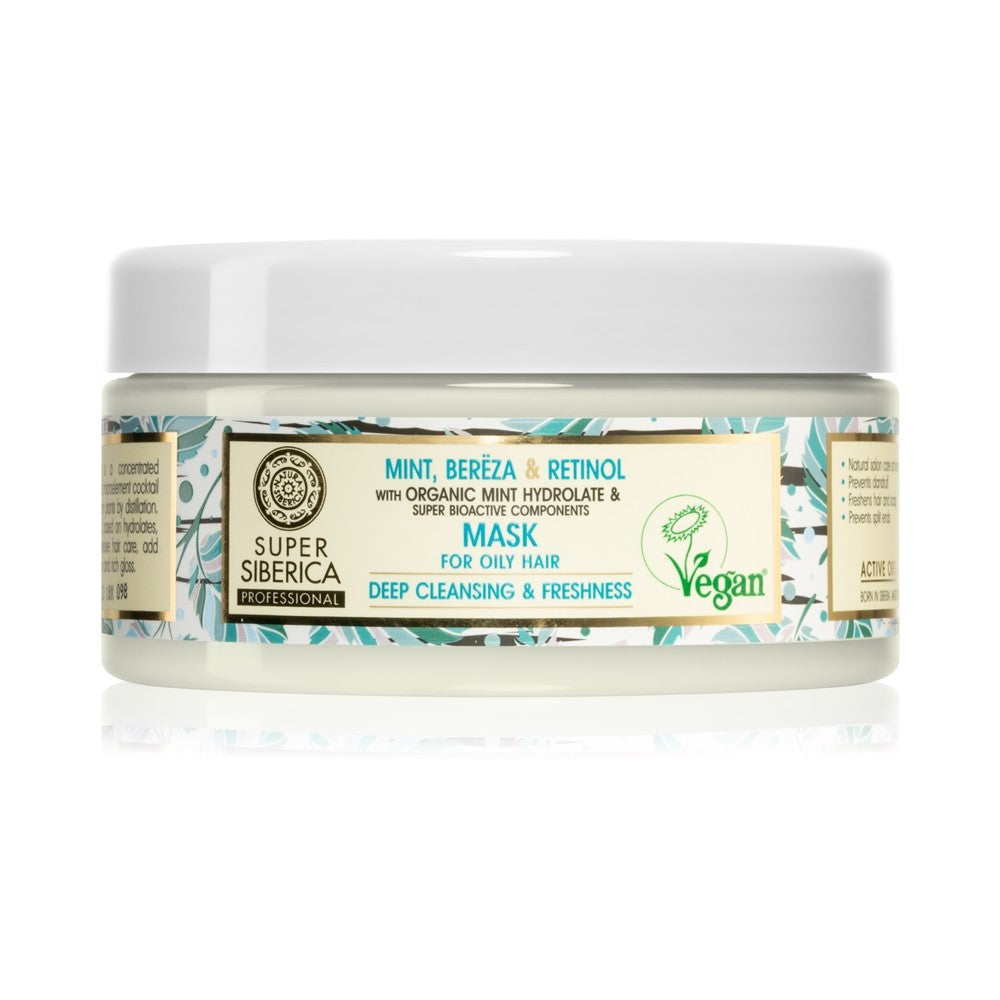 Natura Siberica Koivuminttu Retinol Fat Hiusnaamio 400ml