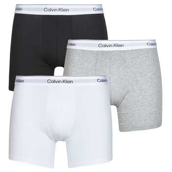 Calvin Klein Underwear Bokserishortsit  kivenharmaa / musta / valkoinen