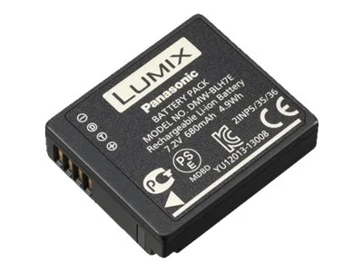Panasonic DMW-BLH7 - Akku - Li-Ion - 680 mAh - lajitelma - Panasonic DMW-BTC12 Lumix DMC-LX10, LX9 Lumix G DC-GF10, GF90, GF9W, GX800, GX850, GX880 Lumix G DC-GF10, GF90, GF9W, GX800, GX850, GX880