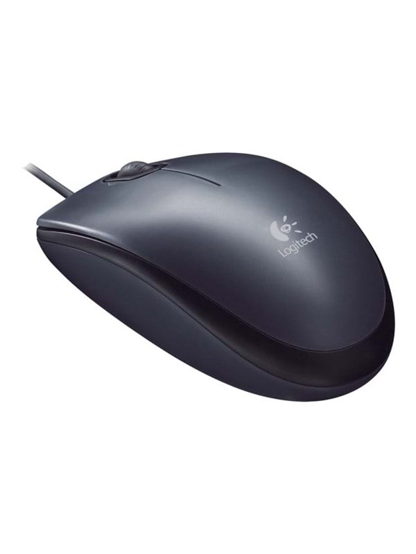 Logitech M90 HD Optical Mouse - Musta - Hiiri - Optinen - 3 painiketta - Musta
