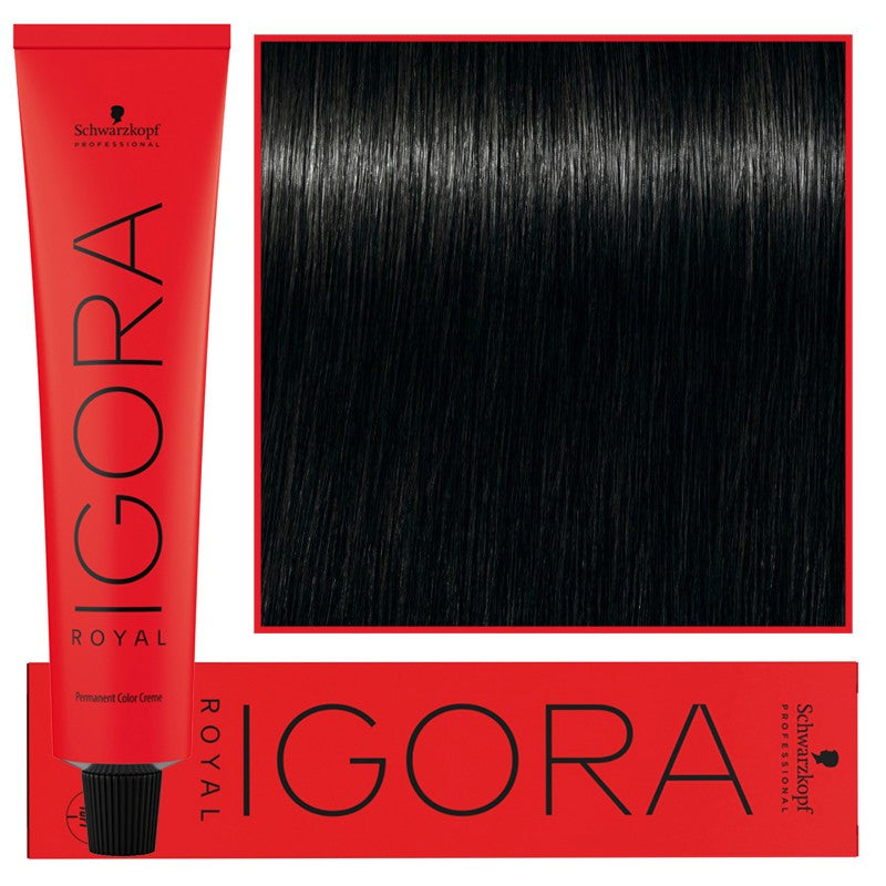 Schwarzkopf Professional Igora Royal Pysyvä Hiusväri 60ml 3-0 | Tumma Luonnollinen Kastanja
