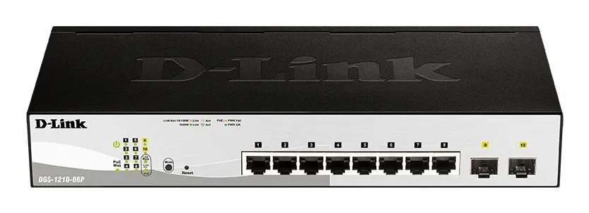 D-Link DGS-1210-08P Älykäs kytkin PoE