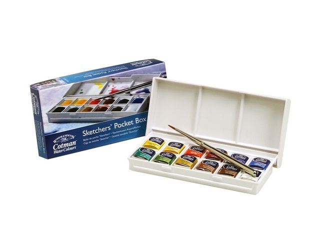 Cotman Water Col sketchers pocketbox 12pcs