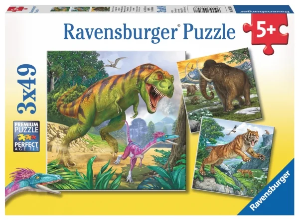 Ravensburger 4005556093588, 49 kpl, Dinosaurukset, 5 vuosi/vuosia