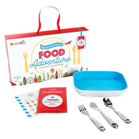 Munchkin Food Adventure ruokailusetti - sininen