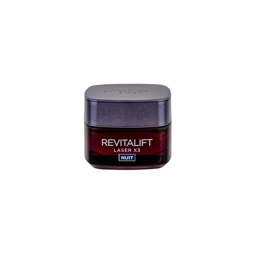 L'Oréal Revitalift Laser X3 Ikääntymistä ehkäisevä uudistava yövoide - 50 ml
