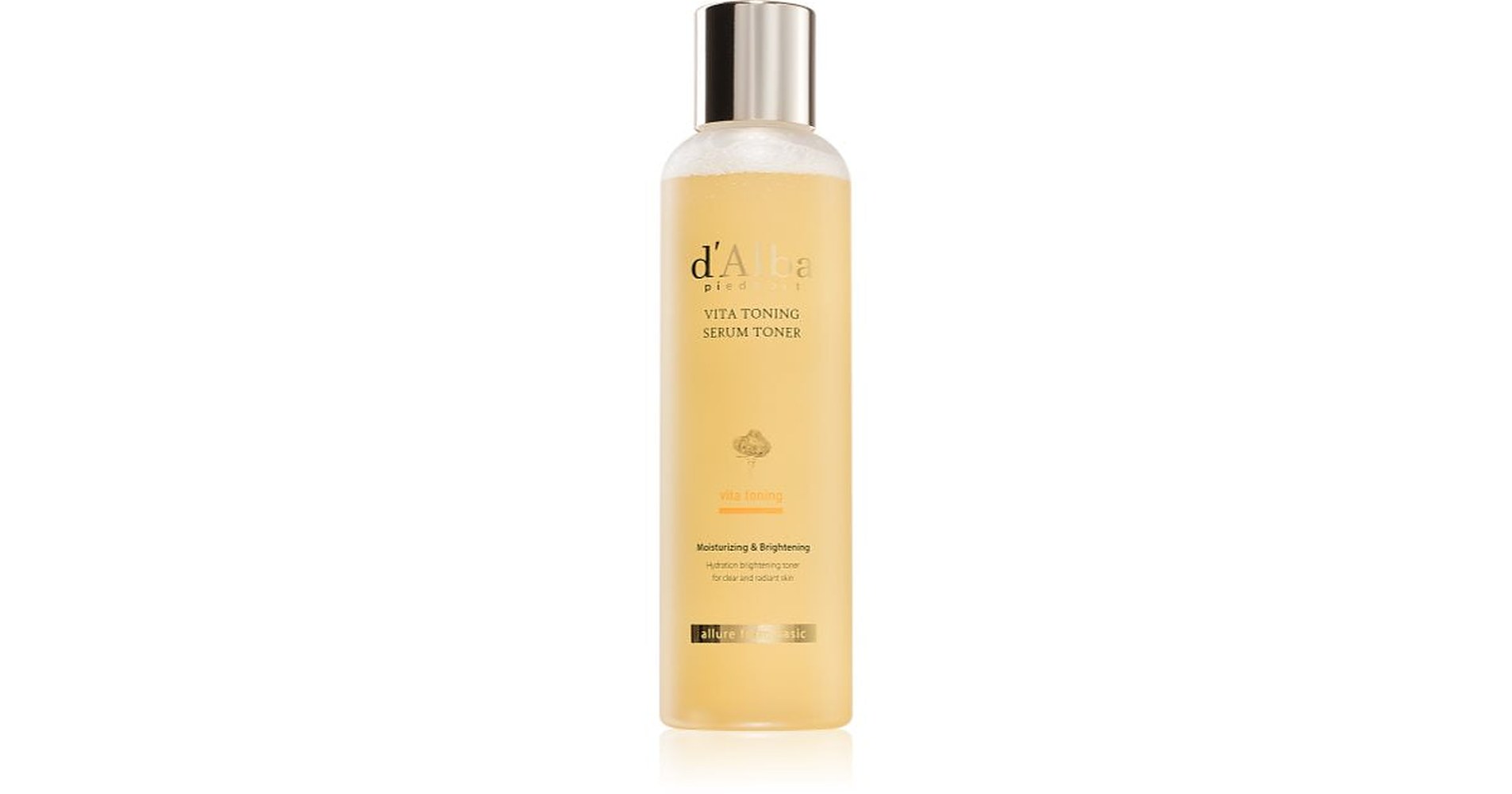 d'Alba Vita Toning Serum Toner tonifiikkava kosteuttava lotion kirkastavalle ja sileälle iholle 180 ml
