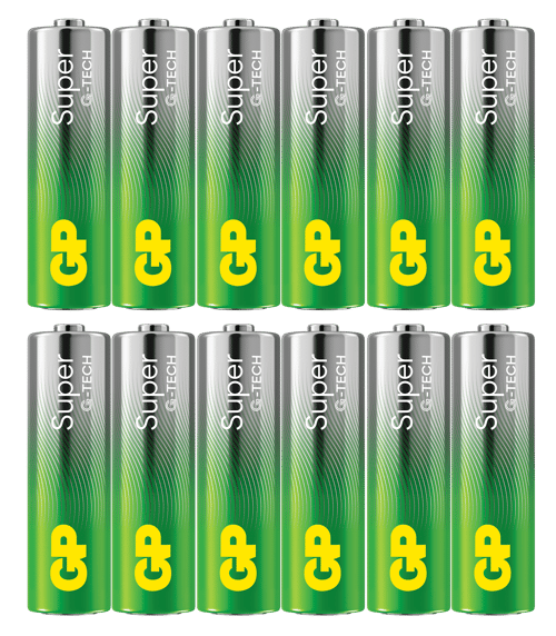Gp Batteries Super Alkaline Gp15a Kertakäyttöinen Akku Aa, Lr06 Alkali