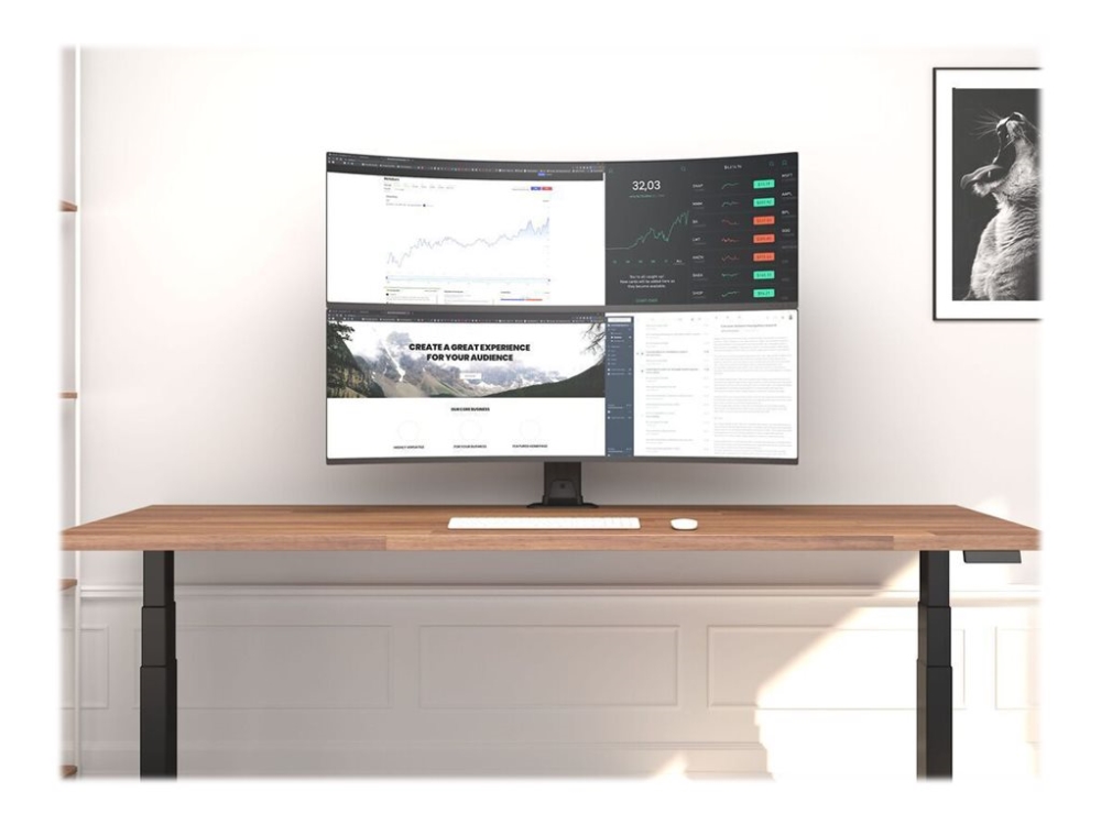 Multibrackets M Vesa Deskmount Hd Dual Vertical Wide 32"-50"
