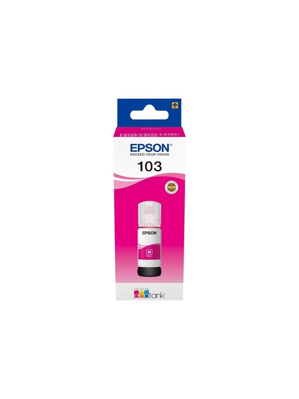EPSON 103 EcoTank -mustepullo, 65 ml, magenta