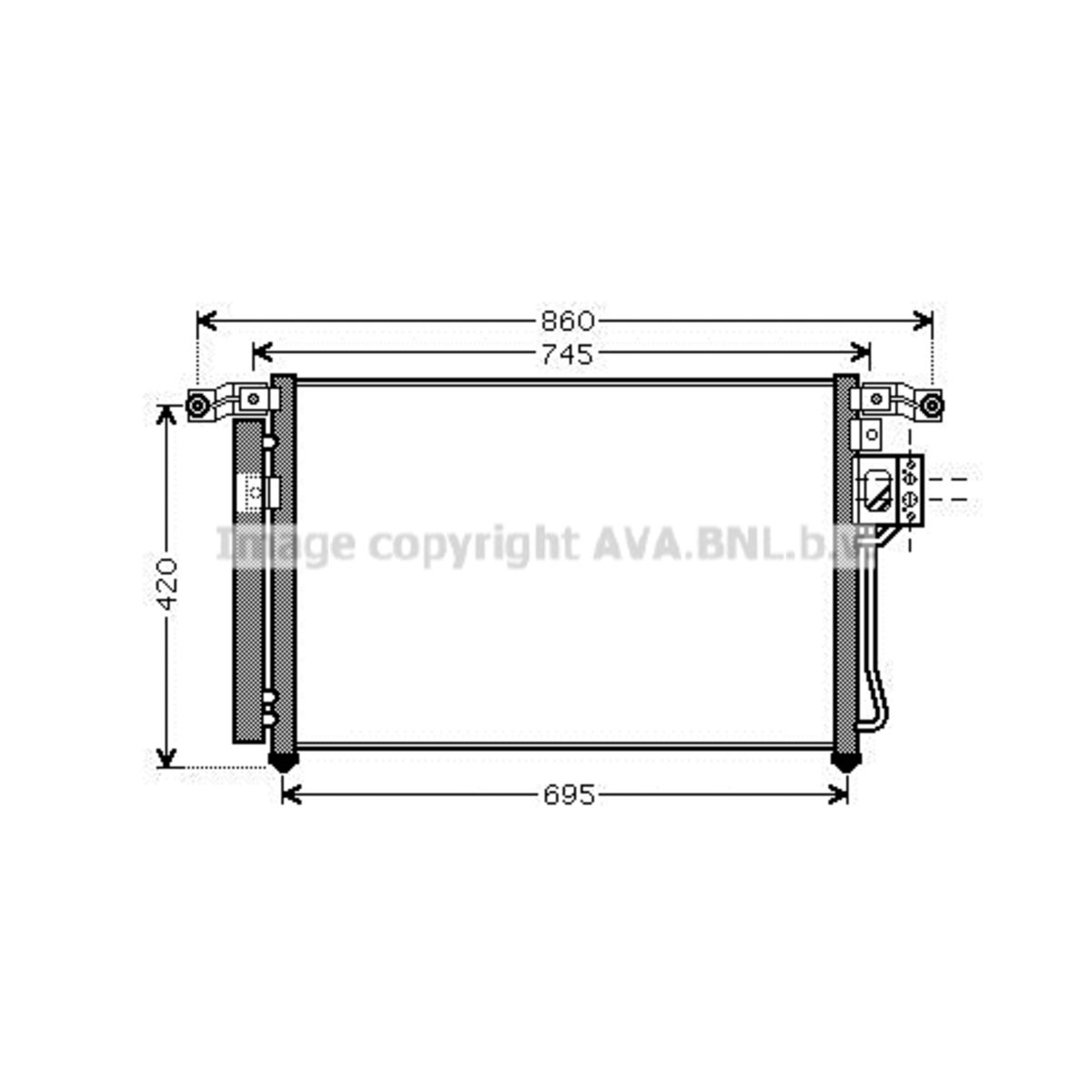 Lauhdutin, ilmastointilaite AVA COOLING SYSTEMS HY5176D