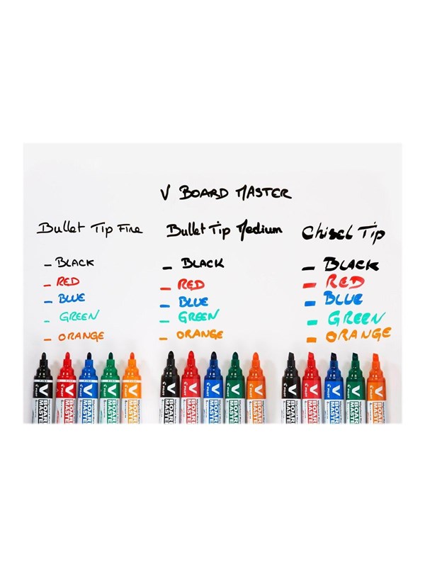 Pilot Whiteboardkynä V Board Rund Spets 5-kpl