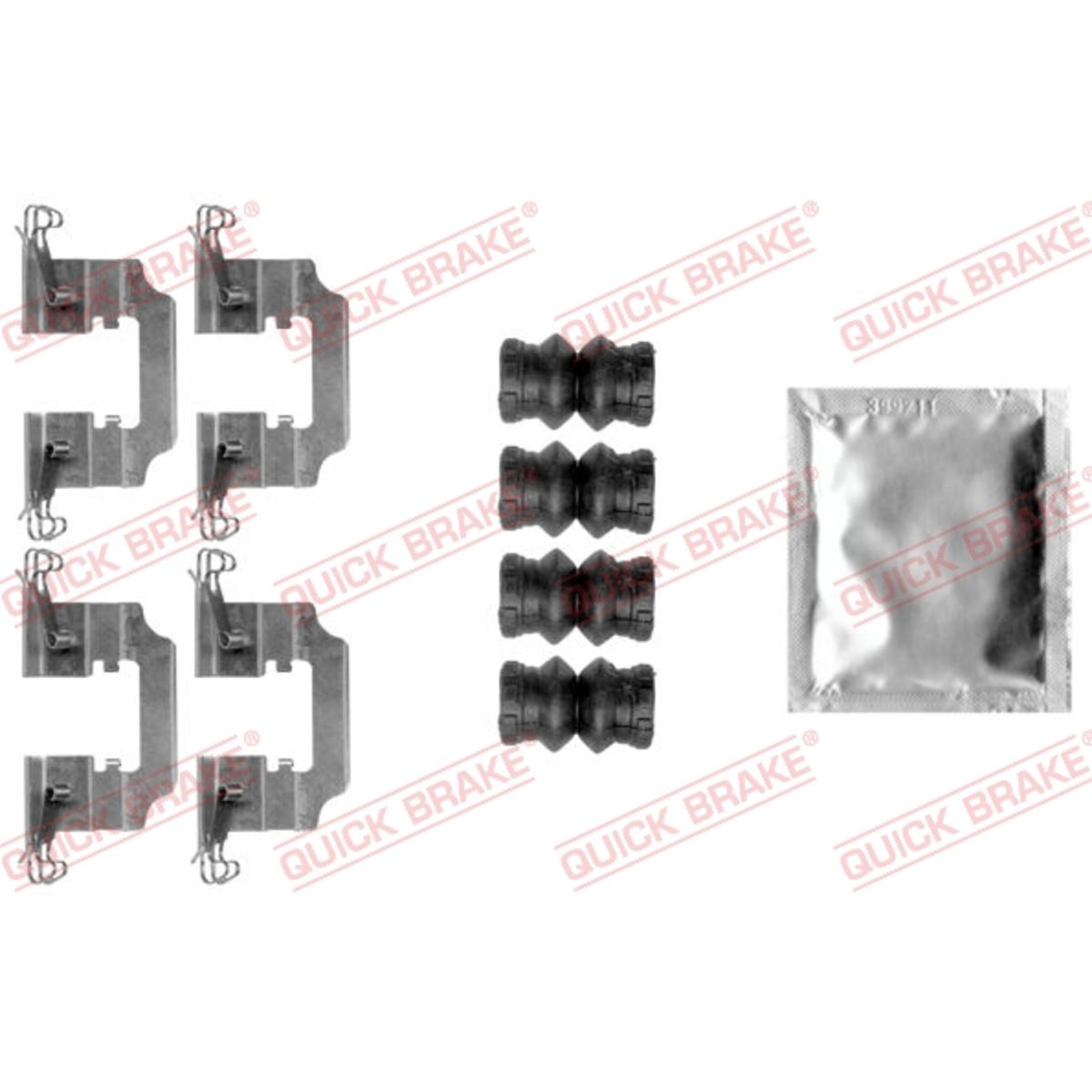Jarrupalojen asennussarja QUICK BRAKE 109-0008