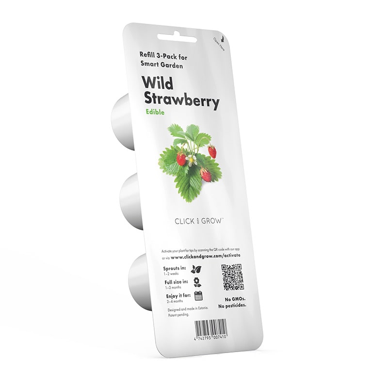 Click & Grow Click and Grow - Smart Garden Refill 3-pack - Wild Strawberry (SGR24X3)