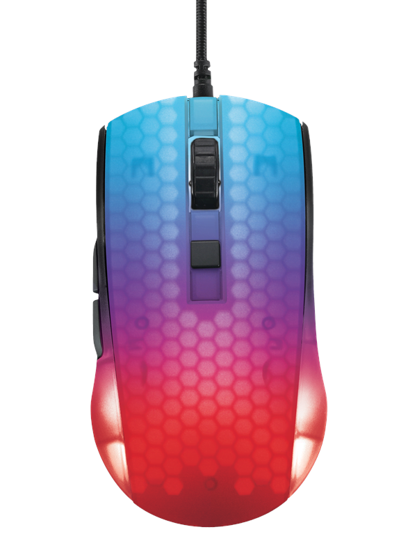 DELTACO DM310 Ultrakevyt tietokonehiiri Gaming puoliläpinäkyvä RGB 7333048058591 Vastaa: N/A