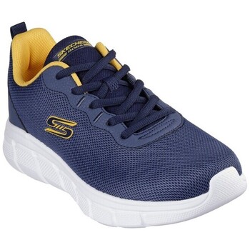 SKECHERS Matalavartiset tennarit 'BOBS B FLEX - ICY EDGE' laivastonsininen / curry