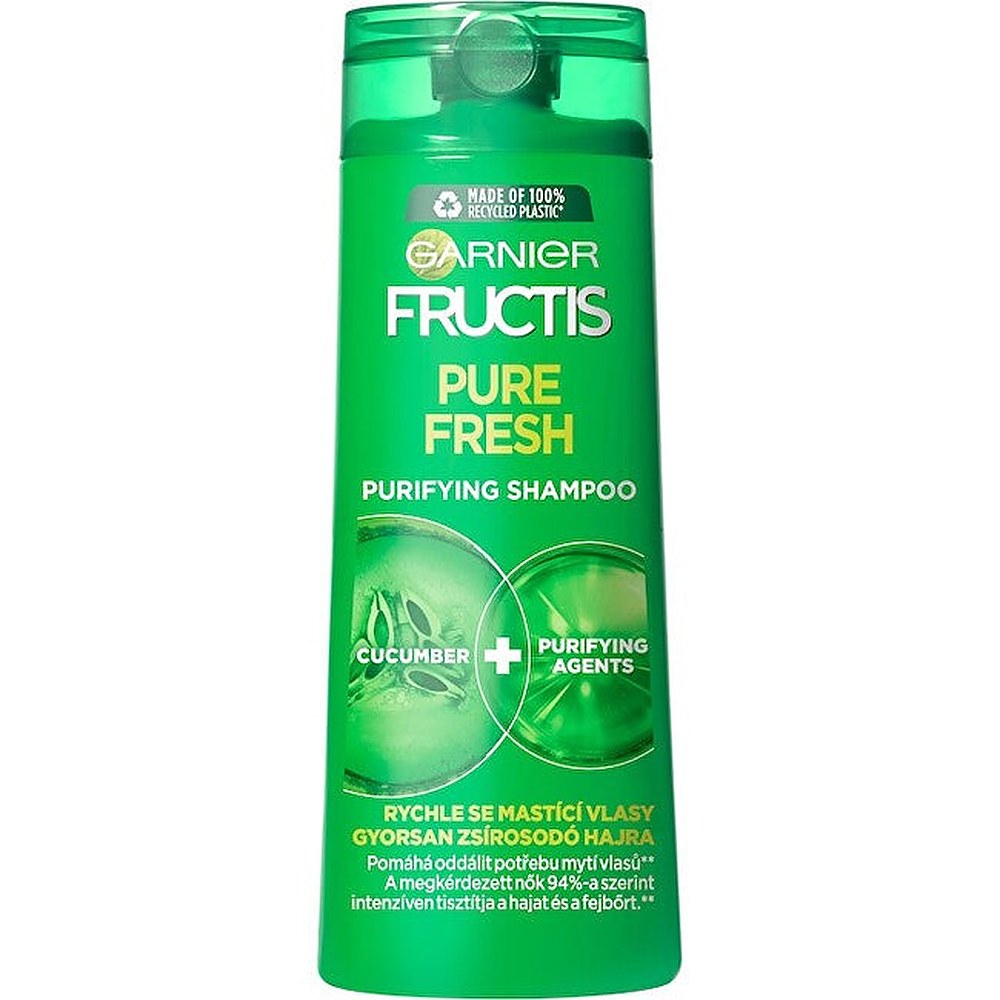 Garnier Fructis vahvistaava shampoo rasvoittuville hiuksille Määrä: 250 ml