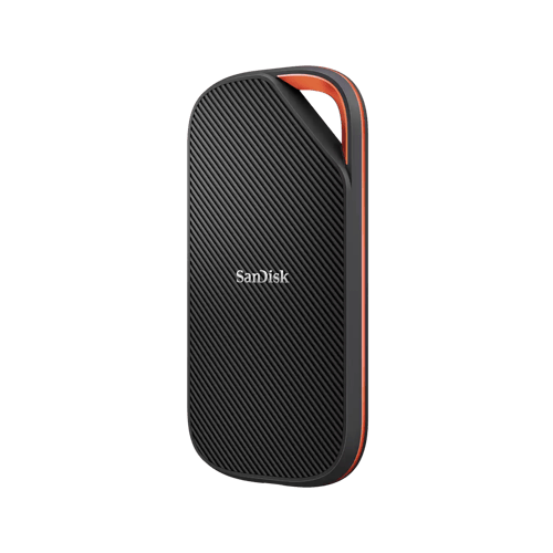 SanDisk Extreme PRO USB4 4 Tt USB4 -ulkoinen SSD, iskunkestävä, laitteistosalaus, PS5-yhteensopiva, Xbox Series X|S -yhteensopiva, Black/Orange
