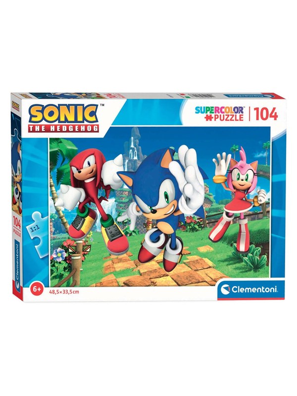 Clementoni Jigsaw Puzzle - Sonic 104st. Lattia