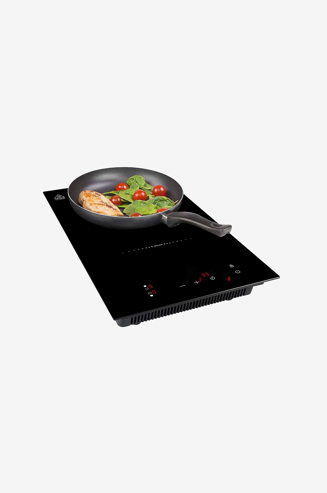 Kaksoisinduktiokeittotaso 3000 W – pystysuora muotoilu