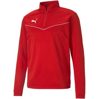 PUMA Urheilullinen collegepaita 'TeamRise'  punainen / valkoinen