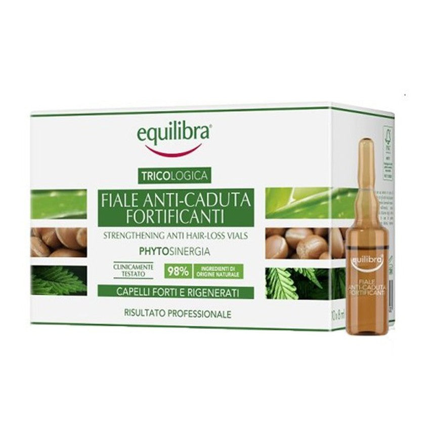 Equilibra Trikologia Vahvistavat Hiustenlähtöä Estävät Ampullit 10X8 Ml