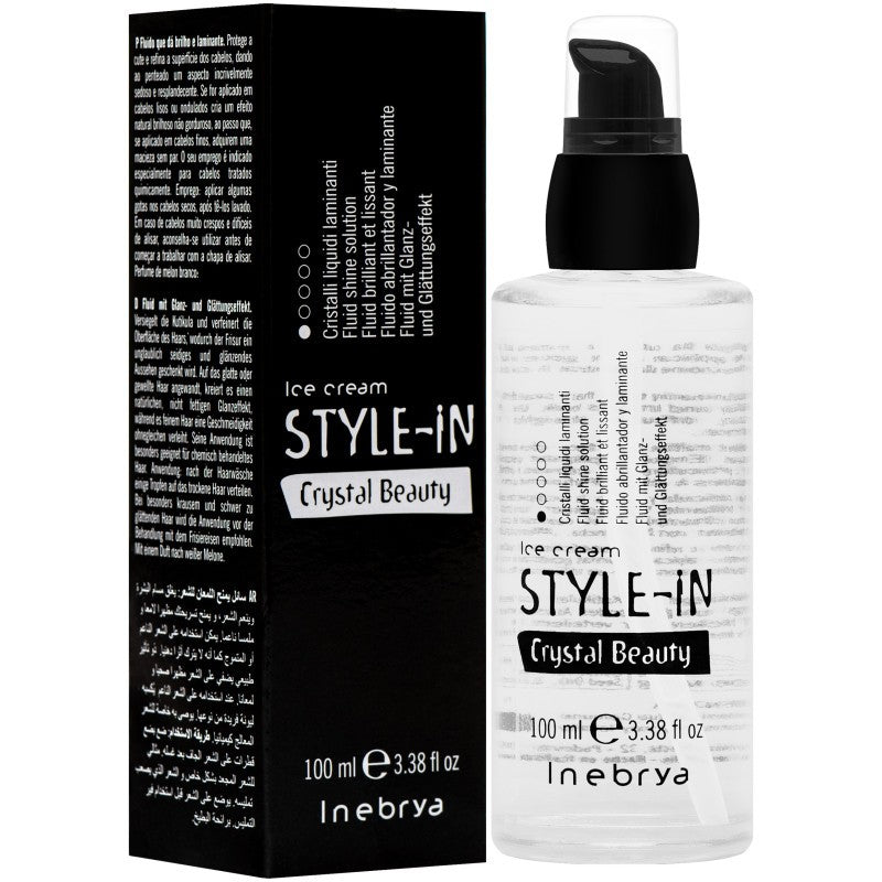 Inebrya Tyylikäs kristalli Beauty Silottava neste värjätyille hiuksille - 100ml