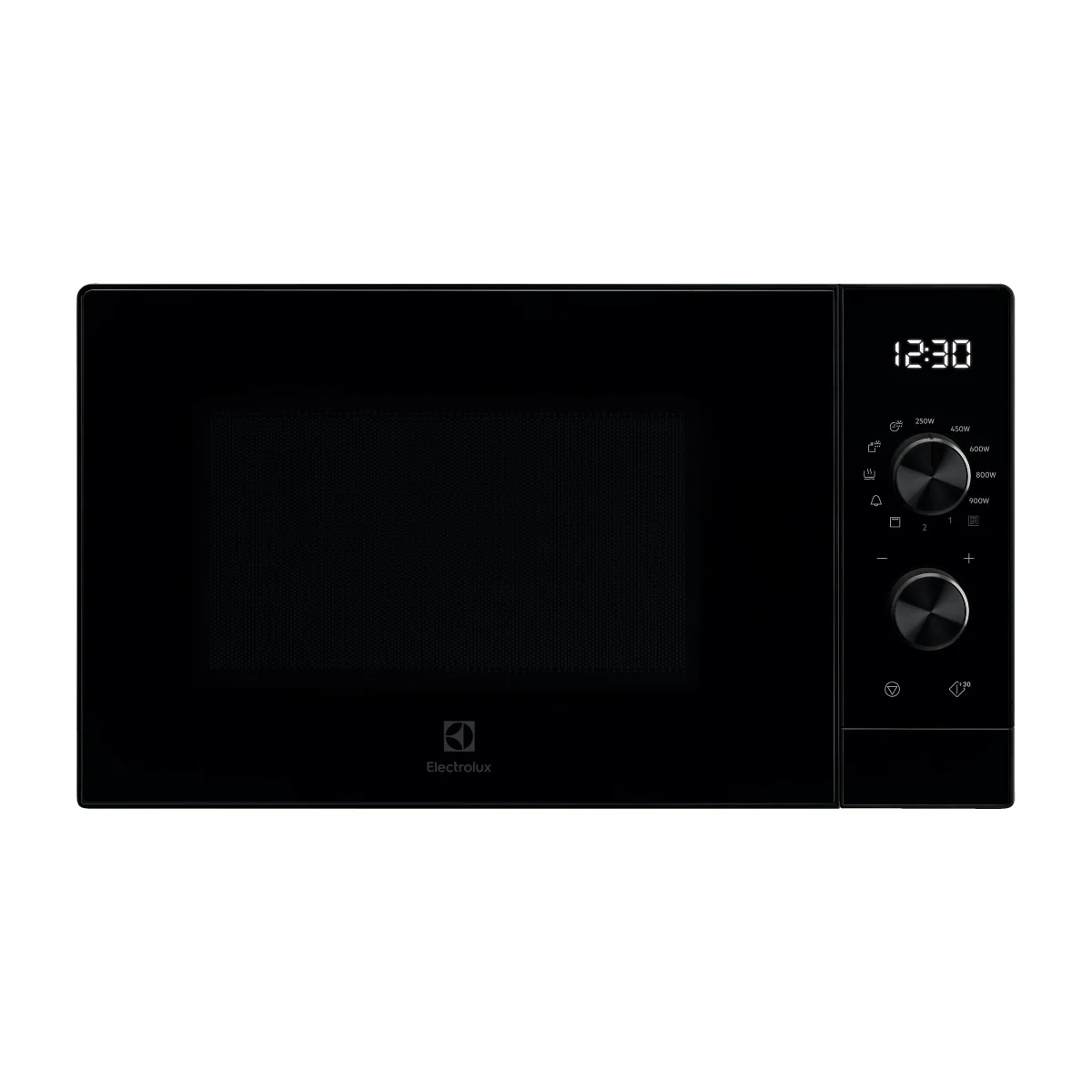Electrolux EMZ725MMK, Hellan yläpuolelle, Grillimikroaaltouuni, 25 L, 900 W, Rotaatio, Kosketus, Musta