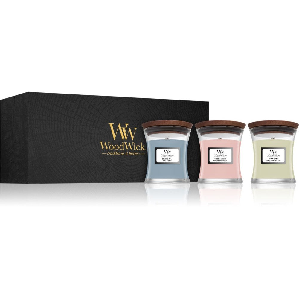 Woodwick Evening Onyx & Solar Ylang & Coastal Sunset 1 kpl