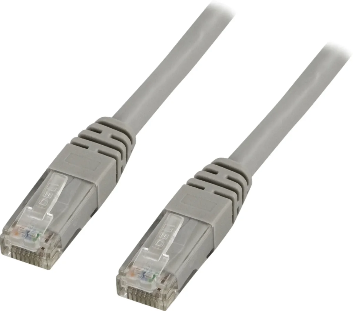 Verkkokaapeli UTP Cat.5e laitekaapeli, 5m, harmaa cat5e verkkokaapeli